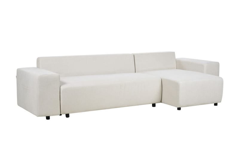 Dysis Hjørnesovesofa 3-seter - Beige/Svart - Møbler - Sofaer - Sovesofaer