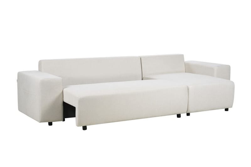 Dysis Hjørnesovesofa 3-seter - Beige/Svart - Møbler - Sofaer - Sovesofaer