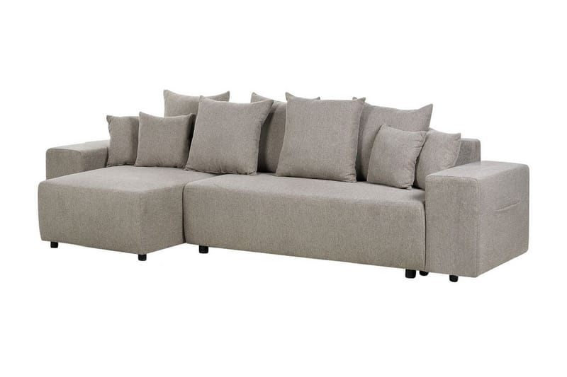 Dysis Hjørnesovesofa 3-seter - Brun/Svart - Møbler - Sofaer - Sovesofaer