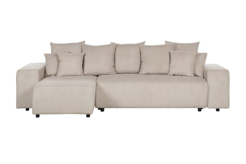 Dysis Hjørnesovesofa 3-seter - Taupe/Svart - Møbler - Sofaer - Sovesofaer