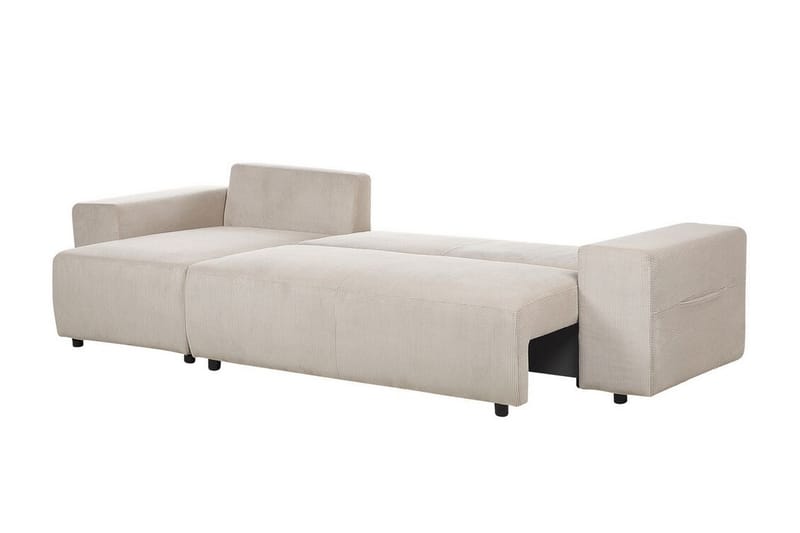 Dysis Hjørnesovesofa 3-seter - Taupe/Svart - Møbler - Sofaer - Sovesofaer