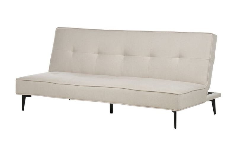 Faizal Sovesofa 3-seter - Beige/Svart - Møbler - Sofaer - Sovesofaer