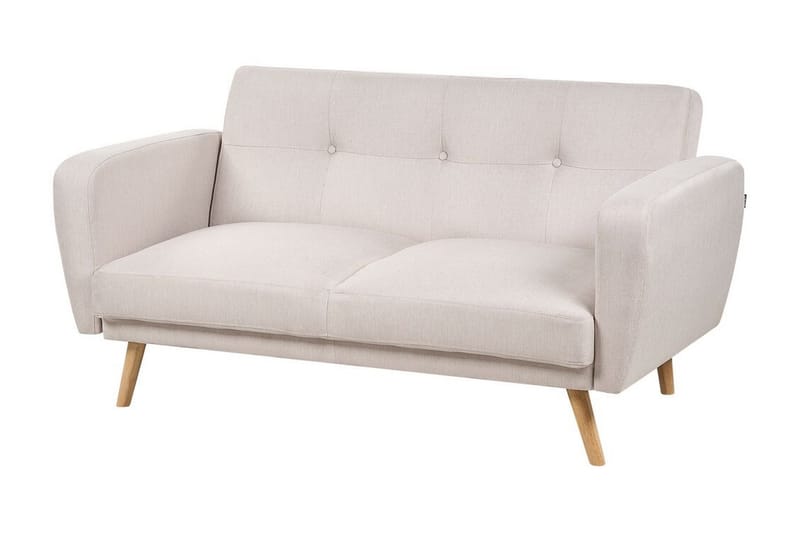 Feliks Sovesofa 2-seter - Beige/Lyst tre - Møbler - Sofaer - Sovesofaer