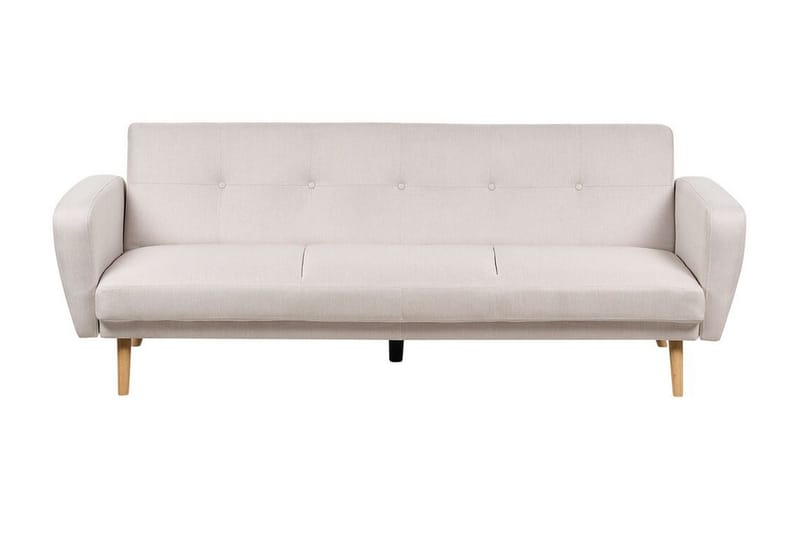 Feliks Sovesofa 3-seter - Beige/Lyst tre - Møbler - Sofaer - Sovesofaer