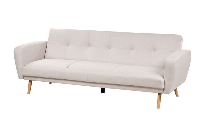 Feliks Sovesofa 3-seter - Beige/Lyst tre - Møbler - Sofaer - Sovesofaer