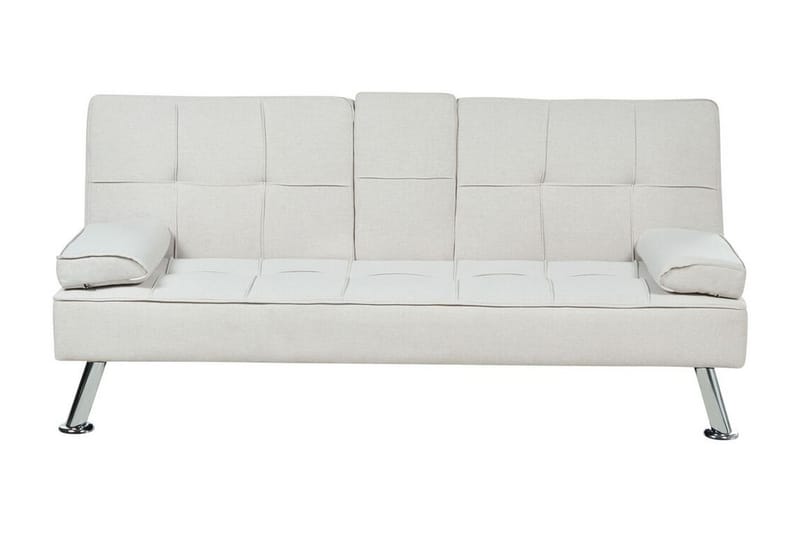 Ferne Sovesofa 3-seter - Beige/Sølv - Møbler - Sofaer - Sovesofaer