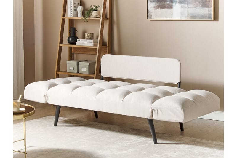 Ferrel Sovesofa 2-seter - Beige/Svart - Møbler - Sofaer - Sovesofaer