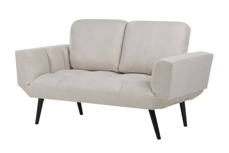 Ferrel Sovesofa 2-seter - Beige/Svart - Møbler - Sofaer - Sovesofaer