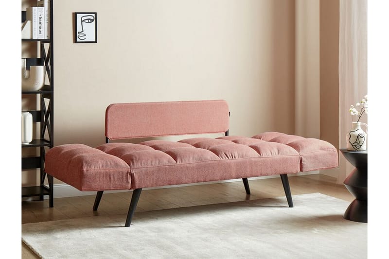 Ferrel Sovesofa 2-seter - Rosa/Svart - Møbler - Sofaer - Sovesofaer