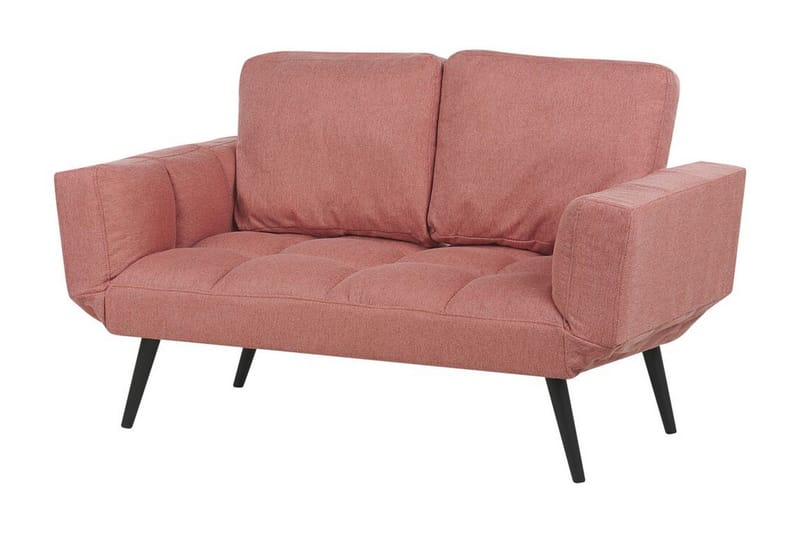 Ferrel Sovesofa 2-seter - Rosa/Svart - Møbler - Sofaer - Sovesofaer