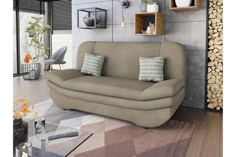 Figurelle Sovesofa 2-seter - Beige/Flerfarget - Møbler - Sofaer - Sovesofaer