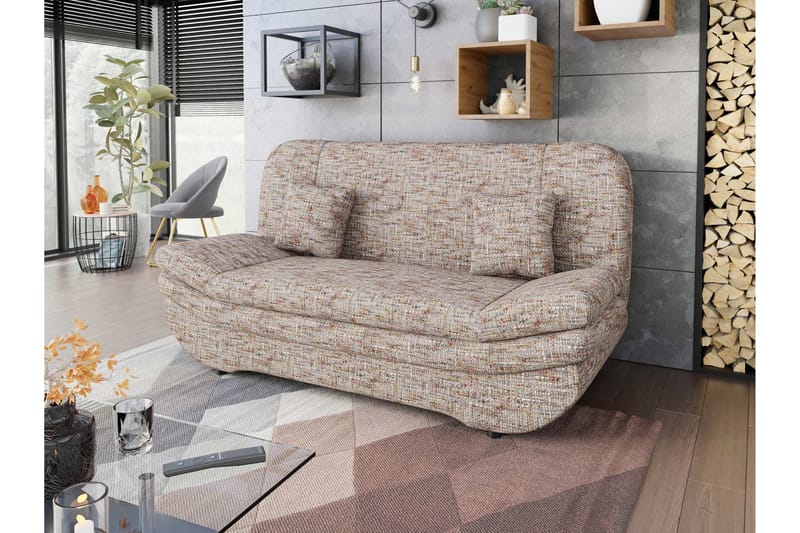 Figurelle Sovesofa 2-seter - Flerfarget/Beige - Møbler - Sofaer - Sovesofaer