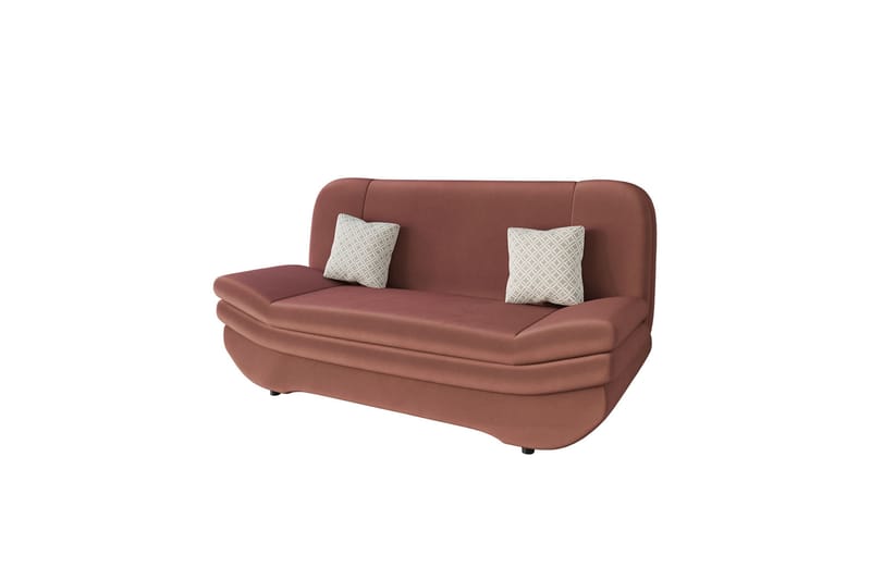 Figurelle Sovesofa 2-seter - Rosa/Beige - Møbler - Sofaer - Sovesofaer