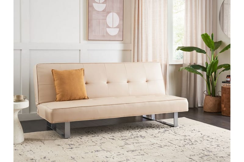 Filipov Sovesofa 3-seter - Beige - Møbler - Sofaer - Sovesofaer