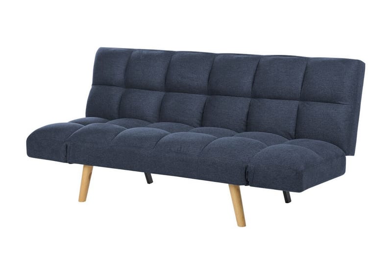 Fiora Sovesofa 3-seter - Blå/Lyst tre - Møbler - Sofaer - Sovesofaer