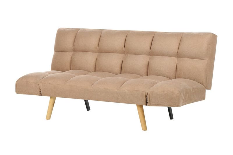 Fiora Sovesofa 3-seter - Brun/Lyst tre - Møbler - Sofaer - Sovesofaer