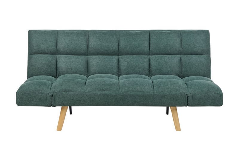 Fiora Sovesofa 3-seter - Grønn/Lyst tre - Møbler - Sofaer - Sovesofaer