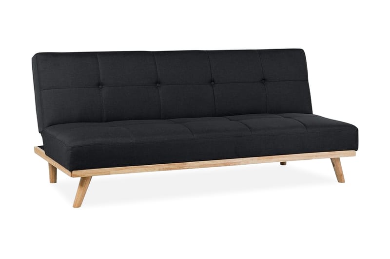 Froya Divansovesofa 183 cm - Svart - Møbler - Sofaer - Sovesofaer