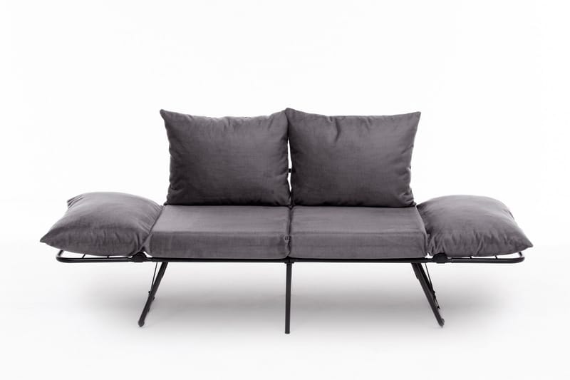 Giancarlo Sovesofa 2-seter - Grå - Møbler - Sofaer - Sovesofaer