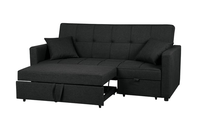 Glomma Sovesofa 207 cm - Svart - Møbler - Sofaer - Sovesofaer