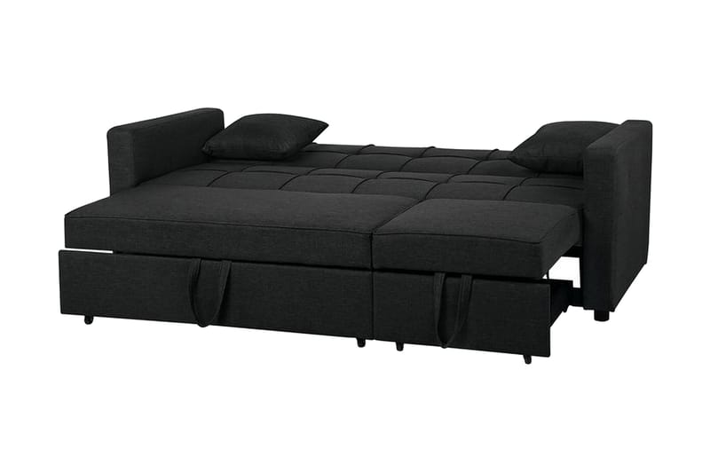 Glomma Sovesofa 207 cm - Svart - Møbler - Sofaer - Sovesofaer