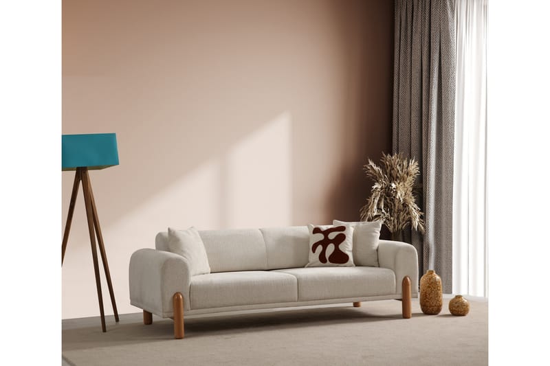 Godiva Sovesofa 3-seter - Krem - Møbler - Sofaer - Sovesofaer