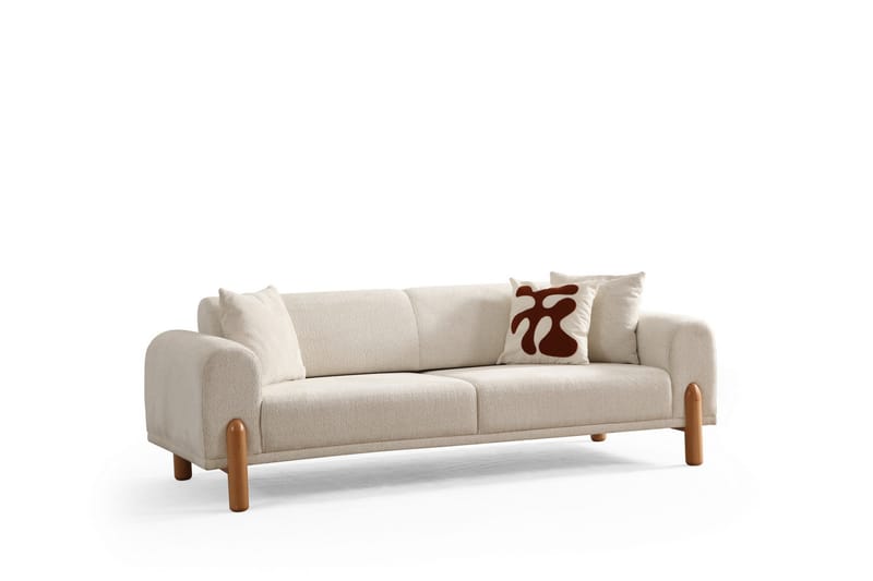 Godiva Sovesofa 3-seter - Krem - Møbler - Sofaer - Sovesofaer