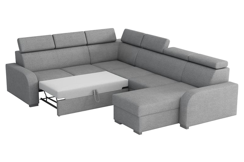 Lavona Hjørnesofa Large - Brun - Møbler - Sofaer - Sovesofaer - Hjørnesovesofa