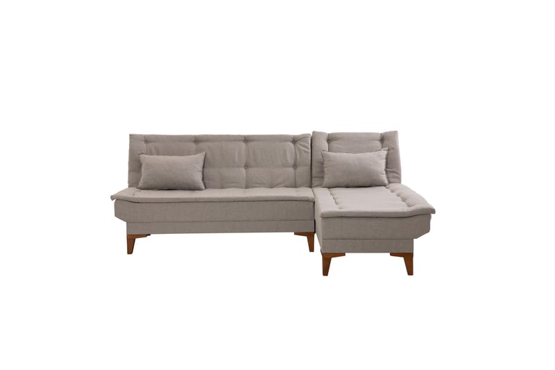 Hunterville Sovesofa med Sjeselong 4-seter - Beige - Møbler - Sofaer - Sovesofaer