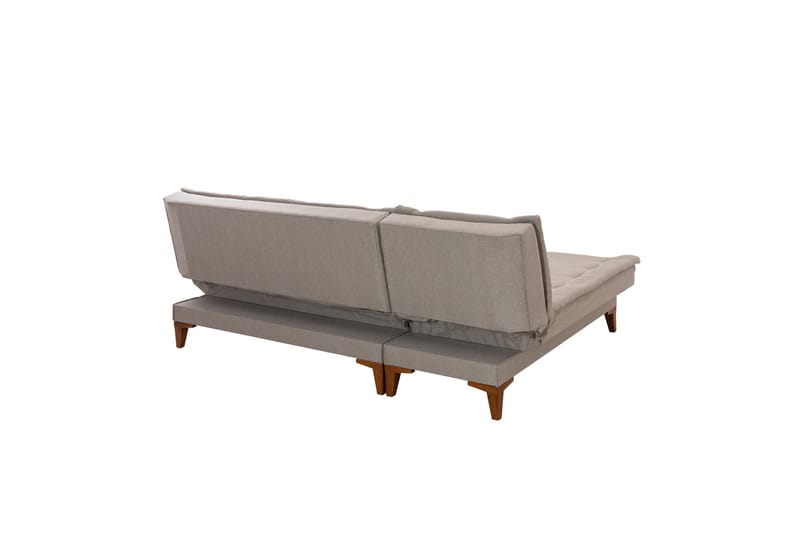 Hunterville Sovesofa med Sjeselong 4-seter - Beige - Møbler - Sofaer - Sovesofaer