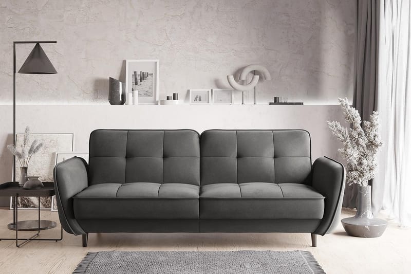 Katsuya Sovesofa 3-seters - Grå - Møbler - Sofaer - Sovesofaer