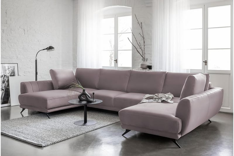 Katun Sovesofa Dobbeltsjeselong - Lyserosa - Møbler - Sofaer - Sovesofaer