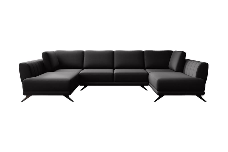 Katun Sovesofa Dobbeltsjeselong - Svart - Møbler - Sofaer - Sovesofaer