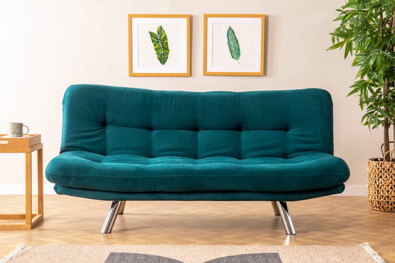 Kingaroy Sovesofa 3-seter 175x110 cm - Grønn - Møbler - Sofaer - Sovesofaer