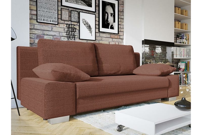 Kintore 2-seters Sovesofa - Lyse brun - Møbler - Sofaer - Sovesofaer