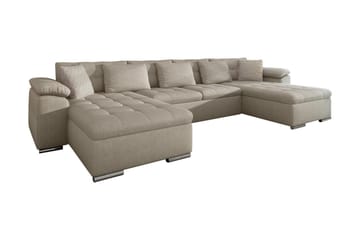 Kinzer Dyp Sovesofa Dobbeldivan 4-seters 315x130 cm U-formet