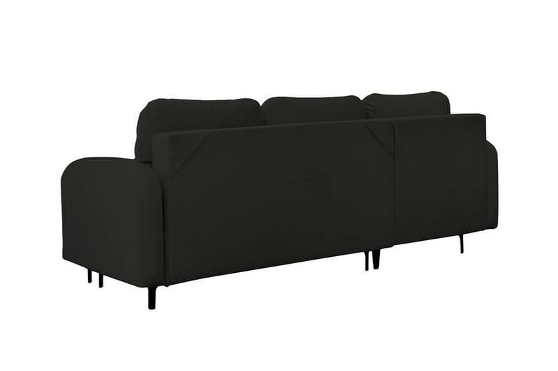 Knocklong 3-seters Hjørnesovesofa - Svart - Møbler - Sofaer - Sovesofaer