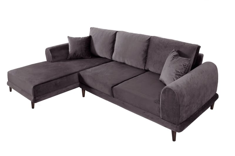 Kuro Hjørnesovesofa - Mørkegrå - Møbler - Sofaer - Sovesofaer