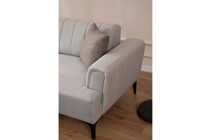 Lilesville Sovesofa med divan - Beige - Møbler - Sofaer - Sovesofaer