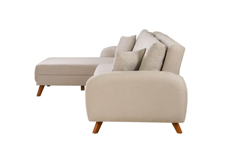 Malkiat Hjørnesovesofa - Cream - Møbler - Sofaer - Sovesofaer