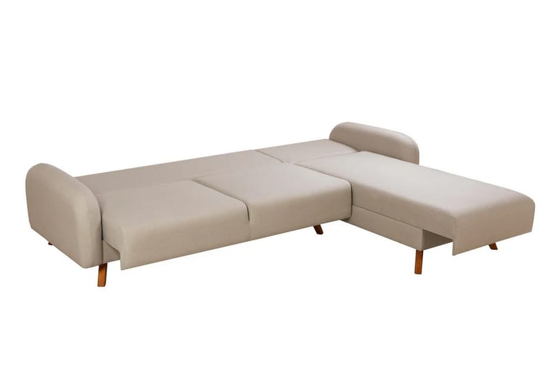 Malkiat Hjørnesovesofa - Cream - Møbler - Sofaer - Sovesofaer