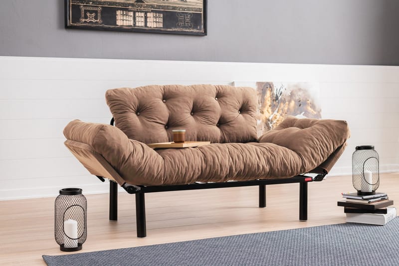 Maryborough Sovesofa 2-seter - Lys brun - Møbler - Sofaer - Sovesofaer