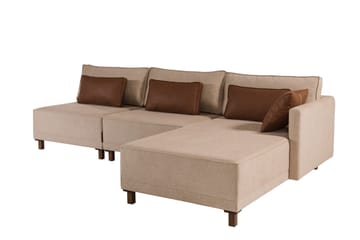 Matris 4-seters Sovesofa med Divan