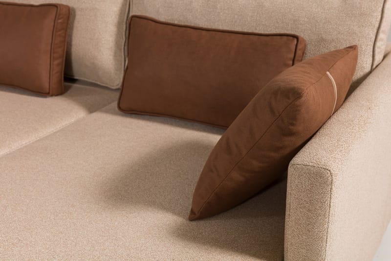 Matris 4-seters Sovesofa med Divan - Brun - Møbler - Sofaer - Sovesofaer