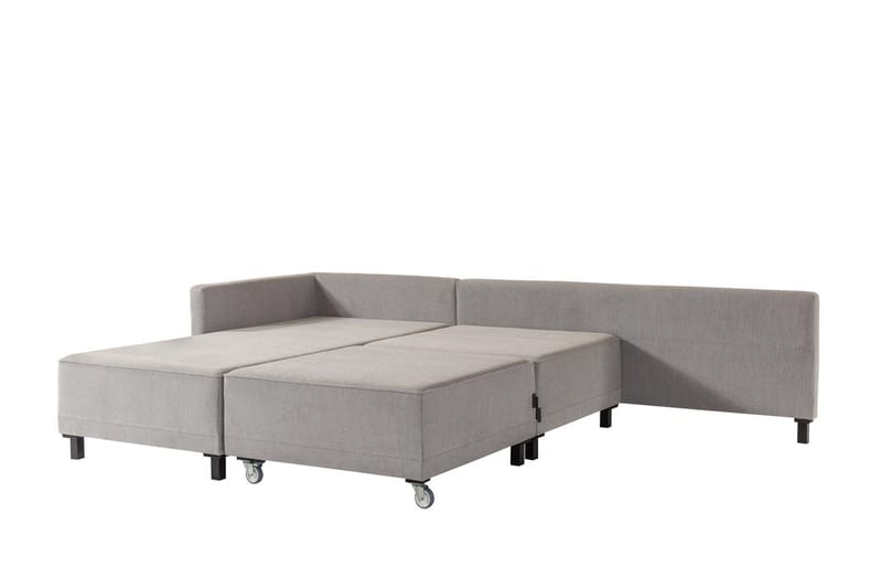 Matris 4-seters Sovesofa med Divan - Grå - Møbler - Sofaer - Sovesofaer