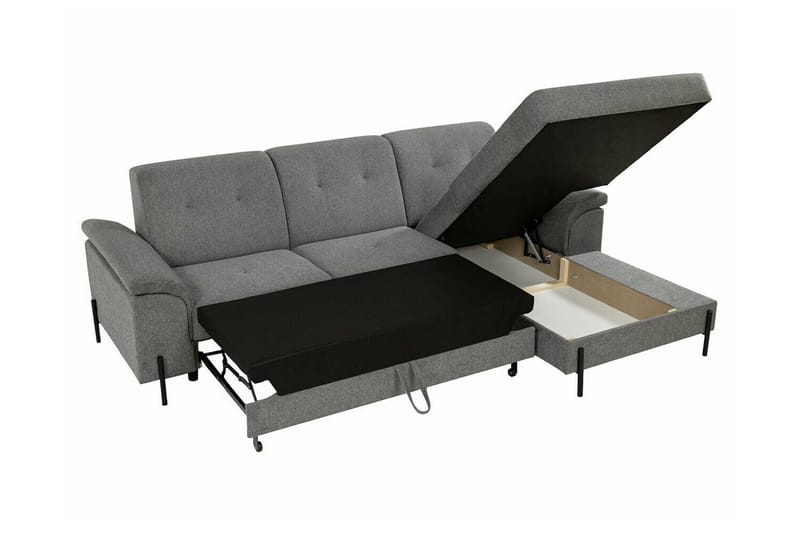 Messner 3-seters Hjørnesovesofa - Rosa/Beige - Møbler - Sofaer - Sovesofaer