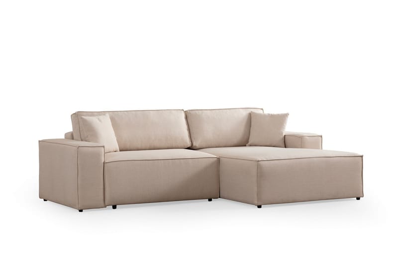 Munehiro Hjørnesovesofa - Ecru - Møbler - Sofaer - Sovesofaer