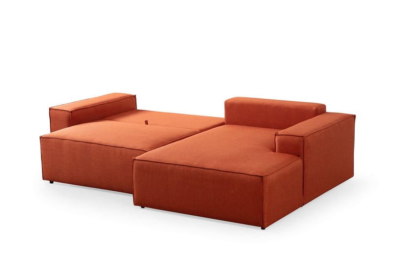 Munehiro Hjørnesovesofa - Oransje - Møbler - Sofaer - Sovesofaer