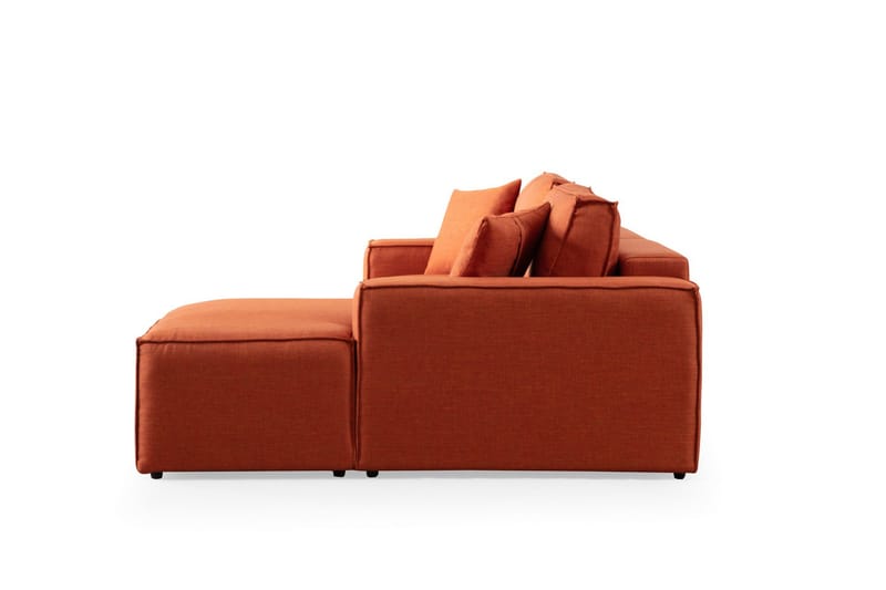 Munehiro Hjørnesovesofa - Oransje - Møbler - Sofaer - Sovesofaer