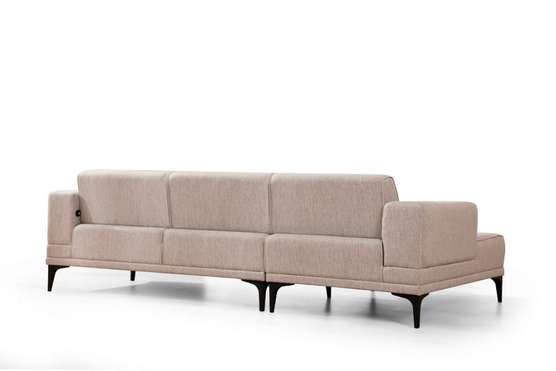 Naoko Sovesofa med divan - Lysebrun - Møbler - Sofaer - Sovesofaer